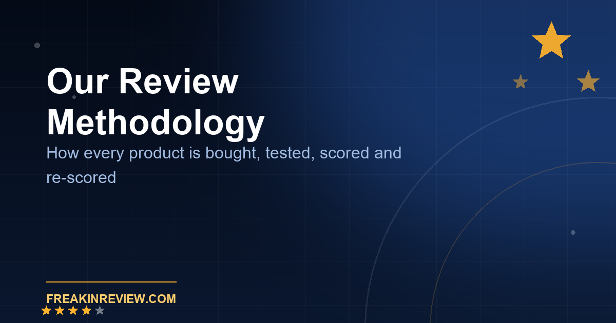 Our Review Methodology - how every product is tested and scored