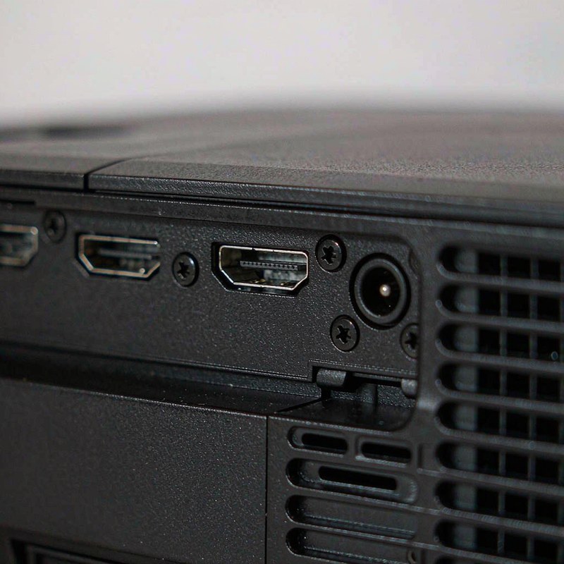Detail view of the Nebula X1S 4K Triple Laser Projector Bundle, 6,000 ANSI Lumens, Google TV
