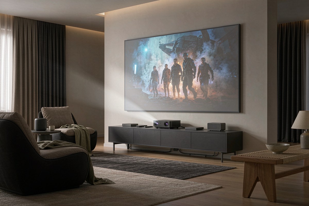 Valerion VisionMaster Pro2 Triple Laser Projector 4K with Anti-RBE from Valerion