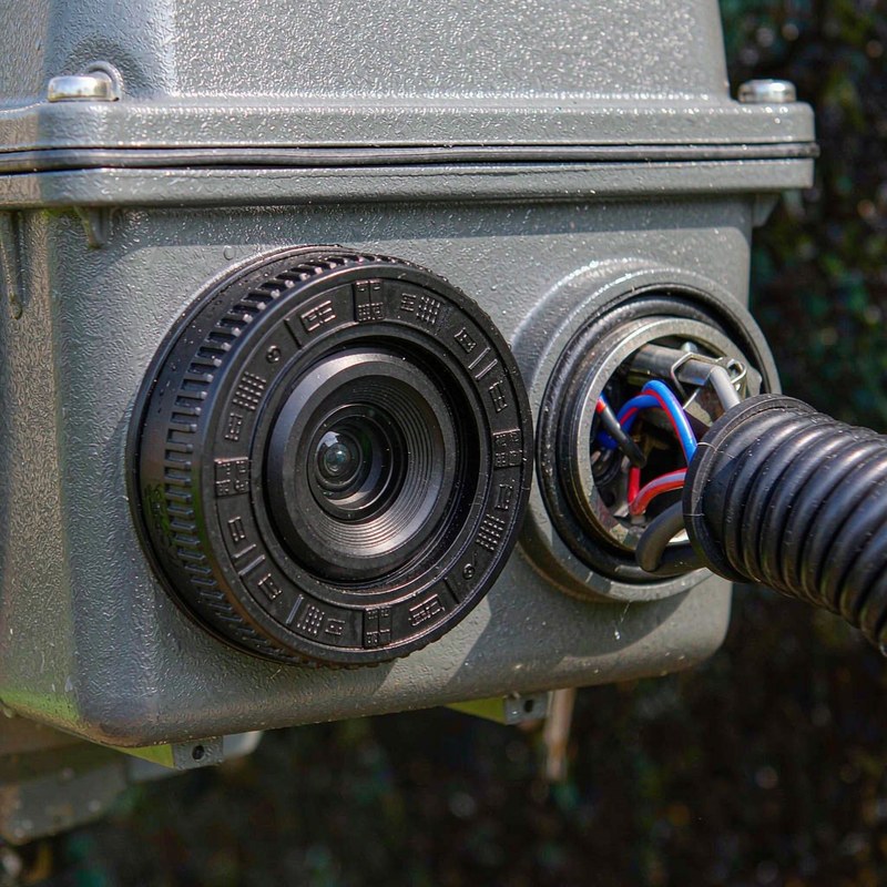 Detail view of the aosu D1 Max, 4-Cam Kit, 4K Solar Security Cameras System Wireless Outdoor