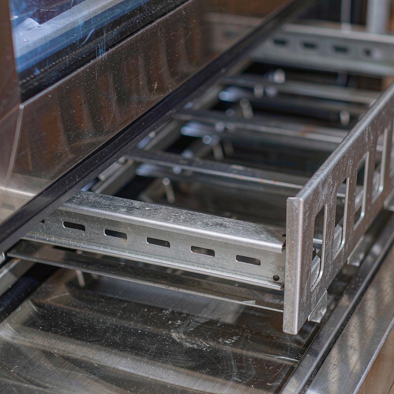 Detail view of the BODEGA 24 Inch Wine Cooler, 154 Bottle Large Refrigerator, Tall Freestanding Wine Fridge