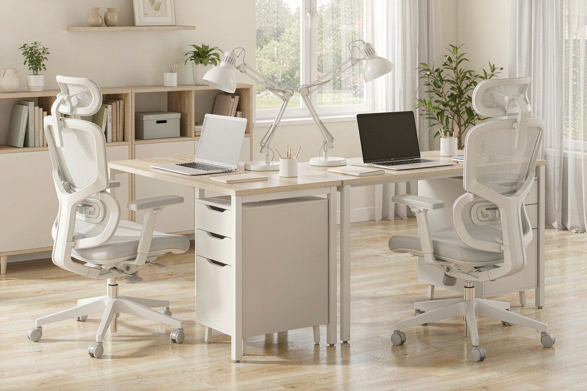 SIHOO Doro S300 Ergonomic Office Chair, Full-Body Support, 2 Packs, White from SIHOO