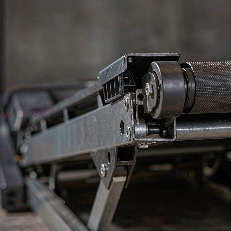 Detail view of the THERUN 20% Auto Incline Treadmill, 12MPH with APP, 3.5HP Foldable