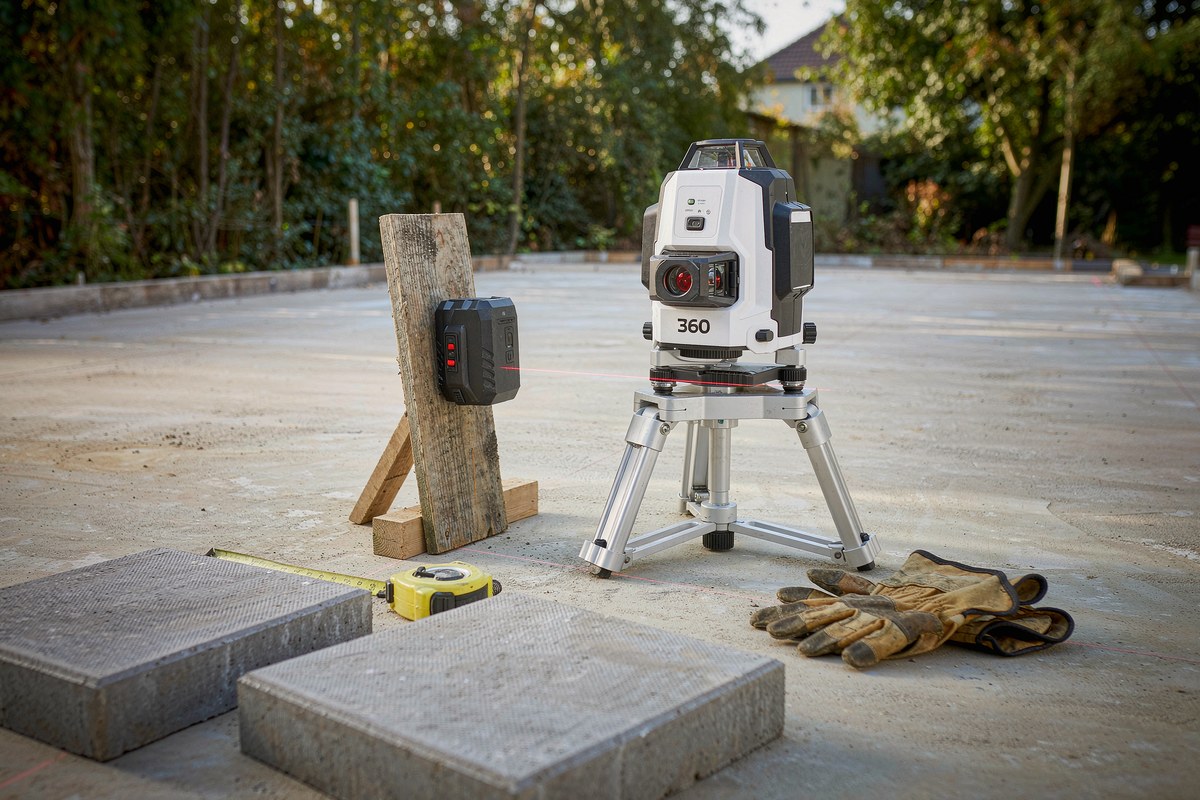 DOVOH Outdoor Laser Level 360 Self Leveling with Receiver, H3-360G-KIT from DOVOH