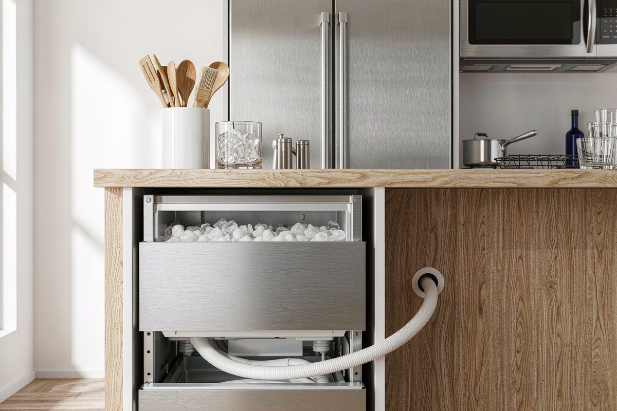 Electactic Nugget Ice Machine, Commercial Undercounter Ice Maker from Electactic
