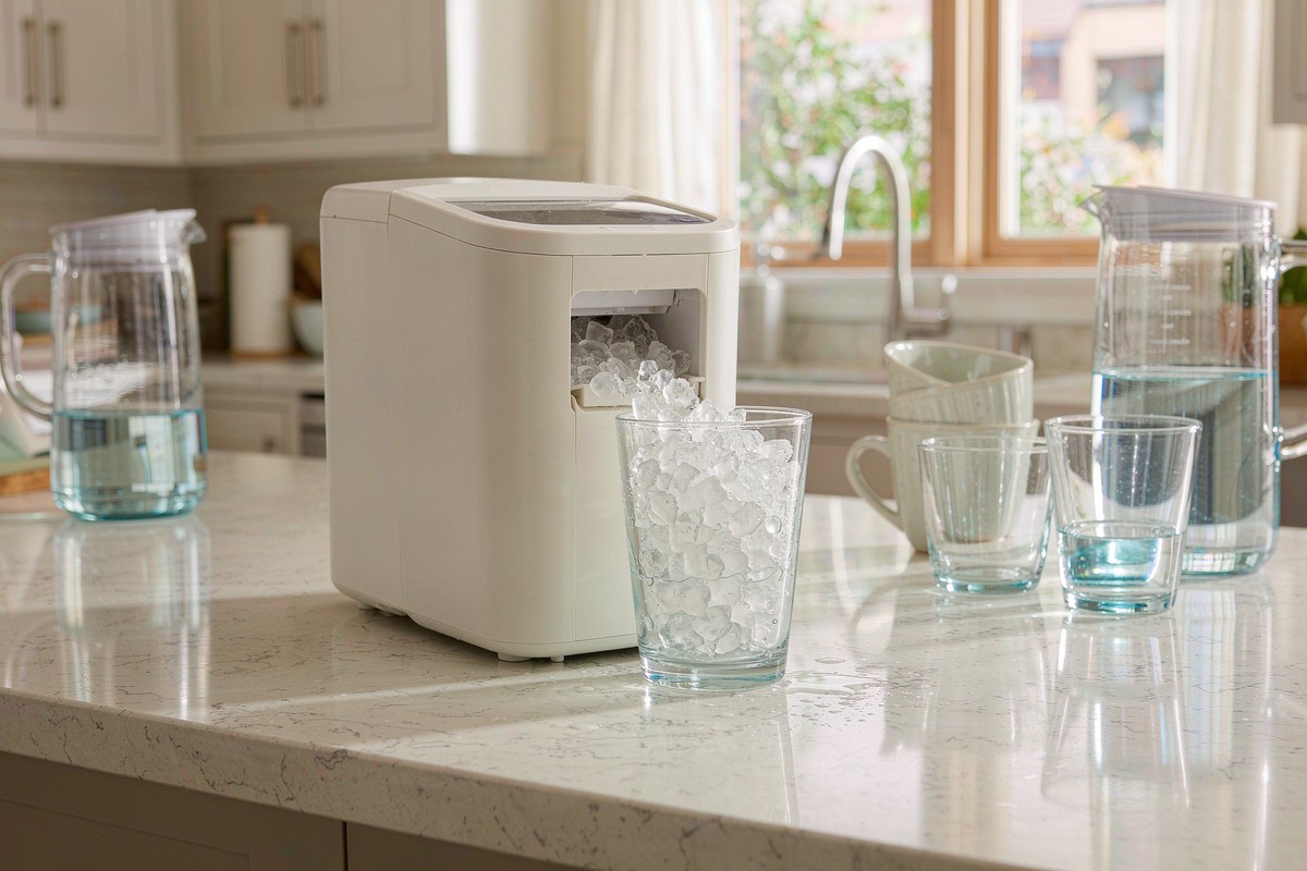 Gevi V2.0 Nugget Ice Maker for Home Kitchen Office,38lbs/24H,White from Gevi