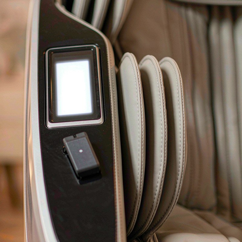 Detail view of the Upgraded Massage Chair Full Body, Adjustable Neck Rollers, Soft Cushion, 180° Zero Gravity