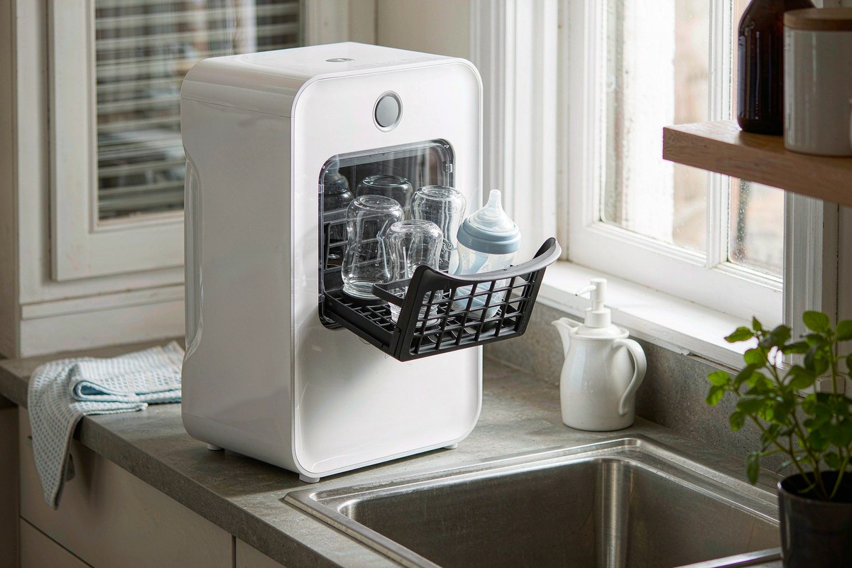 Momcozy KleanPal Pro All-in-One Bottle Washer, Sterilizer & Dryer - White from Momcozy