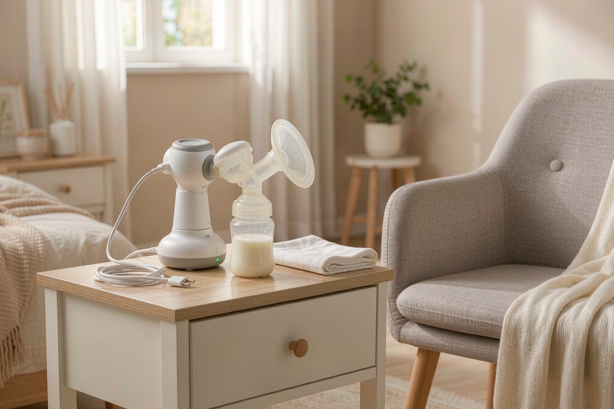 NCVI Electric Breast Pump, 5200mAh Hospital-Grade Suction, 4 Modes 9 Levels from NCVI